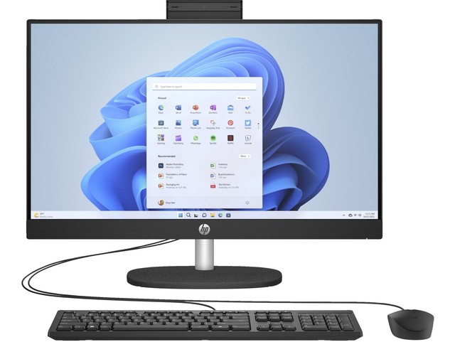 HP 24-CR1000T 23.8" FHD Intel Ultra 7 155U 8GB DDR5 512GB SSD W11H Desktop BK