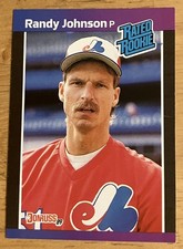 RANDY JOHNSON RATED ROOKIE 1989 DONRUSS BASEBALL CARD