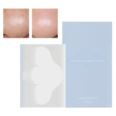 Vue Swiss Nose Patches Oil-Absorbing Stickers 8 Pieces Nose Pore Cleansing Strip