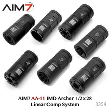 AIM7 IMD AA-11 Linear Compensator – 3” Muzzle Device 1/2x28 for 9mm