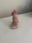 Fenton Pink Cat Figurine Hand Painted Signed A. Farley