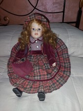 Bambola in ceramica vintage,altezza 42 cm , perfetta