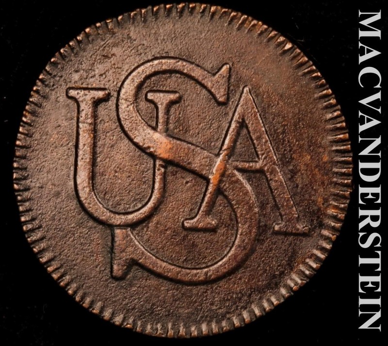 1785 Fantasy Issue Bar Cent - Scarce  No Reserve  #L7743