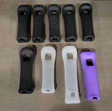 Lot of Silicone Nintendo Wii Controller Protective Covers Jackets Sleeve RVL-022