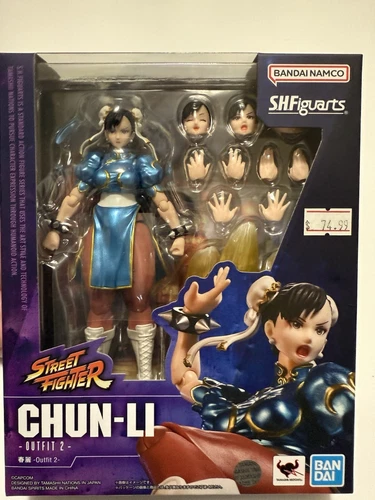 Figura de acción Chun-Li Outfit 2 Street Fighter S.H.Figuarts SHF Bandai vendedor de EE. UU.