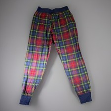 Polo Ralph Lauren Sleepwear Pants Mens Large Red Plaid Casual Lightweight Cotton