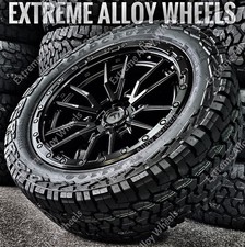 20" Fuel Alloy Wheels For Ford Ranger Wildtrak Pick Up 4x4 + Roadcruza Tyres BL
