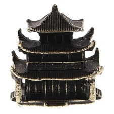 Gazebo in ottone modello scrivania pagoda decorazione simpatica miniatura cinese esterno