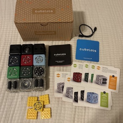 Cubelets Modular Robotics 12 Cubes Robot STEM Battery Bluetooth Drive Light Set