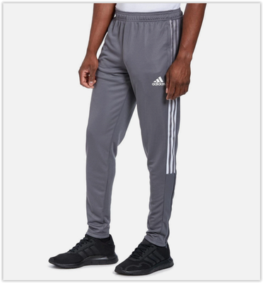NWT SEALED Adidas Tiro 21 ZIP POCKETS Grey Track Soccer Training