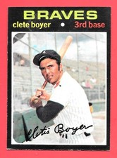 1971 Topps #374 Clete Boyer - EXMT