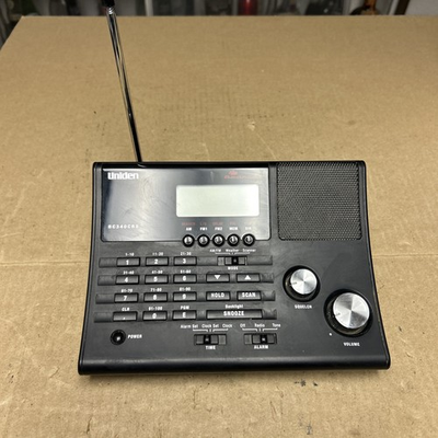 #ad Uniden Bearcat BC340CRS Scanner AM FM Radio Alarm Clock Weather 100 Channels $29.99