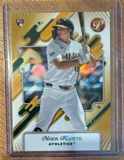 Topps 2025 Pristine Gold Rookie Nick Kurtz Athletics Serial #94/50