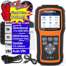 FOXWELL NT630 Plus Bidirectional OBD2 Scanner ABS SRS SAS Oil Light EPB Reset US