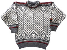 DALE OF NORWAY SKI SWEATER KIDS BOYS GIRLS CREW NECK SZ 10 NEW W/O TAGS