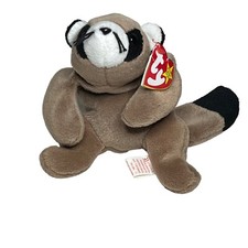 Ty Original Beanie Baby Ringo Racoon Brown 7/14/1995 Style 4014