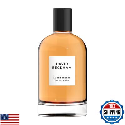 David Beckham Amber Breeze Eau de Parfum 3.3 fl oz (Pack of 1), Notes of Berg