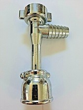 VINTAGE HG 1574X Chrome Brass Cold Water Suction Device NOS