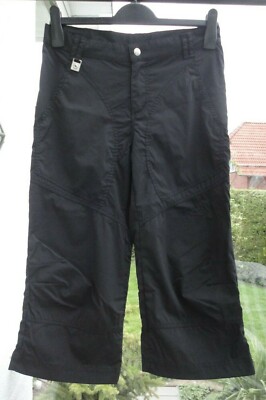 Röhnisch Golf Hose Sommerhose Capri 3/4 Hose S 36 schwarz Polyamid TOP Zustand