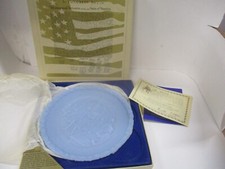 Fenton Bicentennial Commemorative Plate #1 1973 Give me Liberty or Give me Death