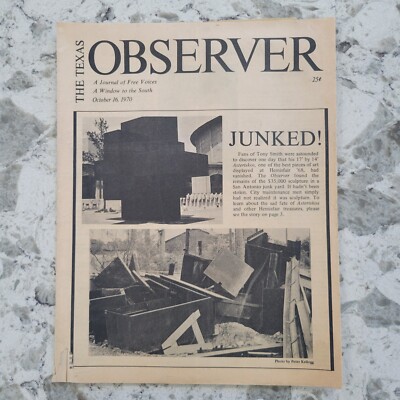 The Texas Observer 1970 Culture Arts Newspaper Protest La Raza 
