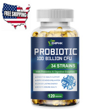 ULTRA PROBIOTIC 100 Billion CFUs 120 capsule NOW ULTIMATE FLORA PRIMAL NATURAL