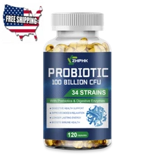 ULTRA PROBIOTIC 100 Billion CFUs 120 capsule NOW ULTIMATE FLORA PRIMAL NATURAL