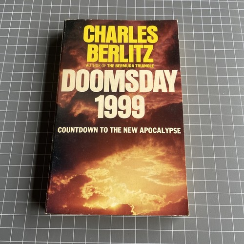 ORIGINAL RETRO Paperback Book Cafe Art 1981 Doomsday 1999 Charles Berlitz