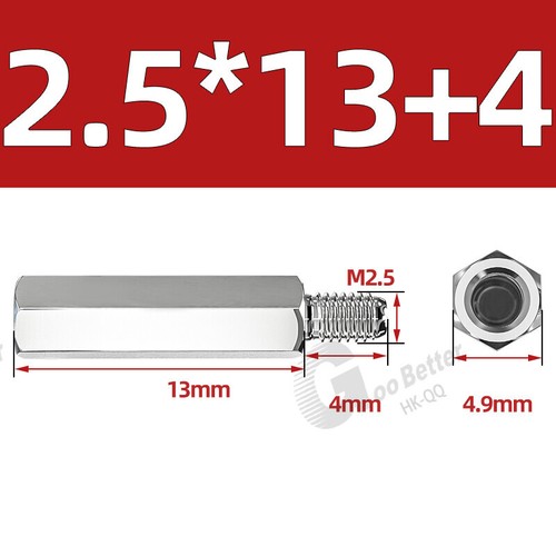 M2 - M10 Edelstahl Distanzbolzen Sechskant Abstandhalter Innen-Außengewinde PCB - Bild 28 von 255