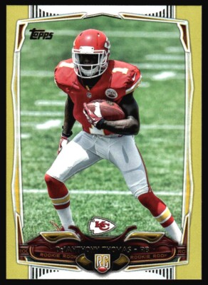 2014 Topps De Anthony Thomas SP Gold Rookie /2014 #341 Kansas City Chiefs