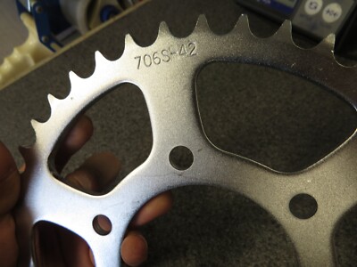 NOS 42T Rear Sprocket Fits: Kawasaki 96-04 ZX-7 ZX-7R 706S-42 | eBay