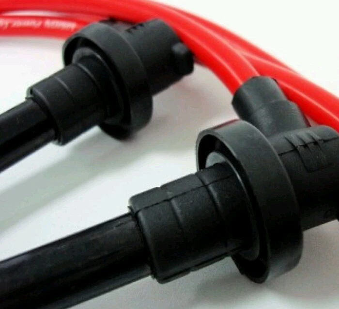 JUEGO DE CABLES DE BUJÍA ROJA PARA ACURA INTEGRA DOHC SERIE B B16 B18 B20 1990 2001 Foto 4 de 4