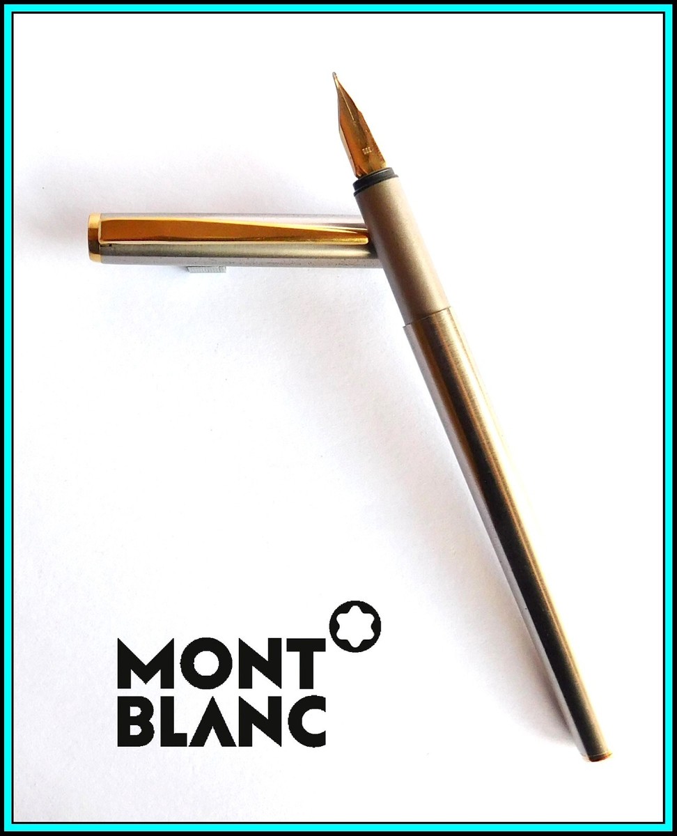 MONTBLANC NOBLESSE Fountain Pen MEDIUM 14K Gold NIB - w/ Cartridge