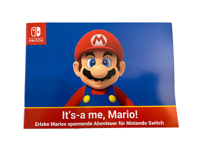   Nintendo Switch Mario Promo Katalog Heft Prospekt Luigi Kart Yoshi Werbung  