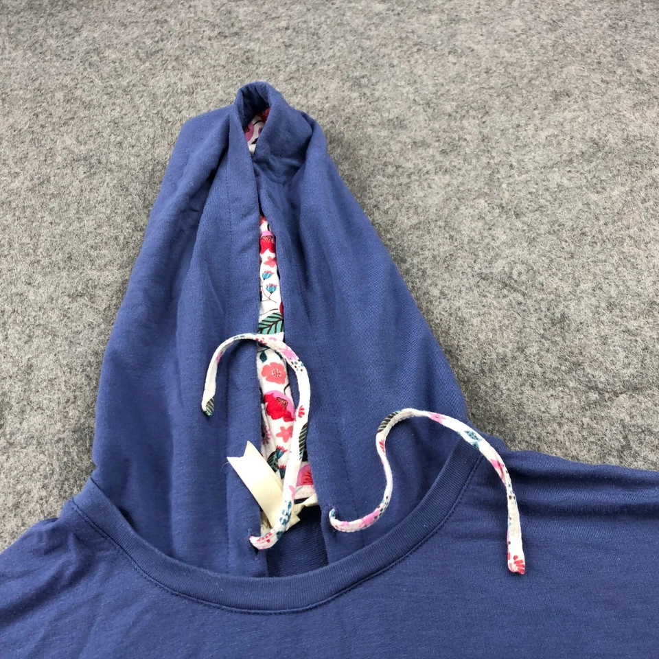 Sudadera con Capucha Matilda Jane Para Mujer Grande Azul Manga Corta Lets Go Pullover Foto 3 de 4