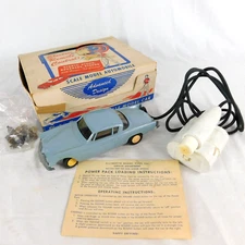 VTG AMT Studebaker Commander Blue Electric Remote Control Scale Model Car w/ Box