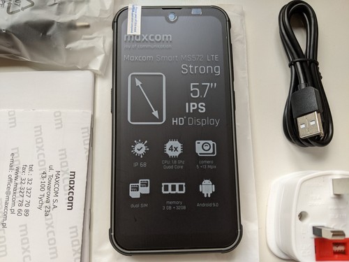 Maxcom MS 572 Smart and Strong 3/32GB Rugged Smartphone Dual SIM NANO IP68 - Afbeelding 4 van 14