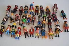 PLAYMOBIL VINTAGE PIRATE FIGURES - HATS - WEAPONS  LOT OF 30+ & MORE (DKR42)