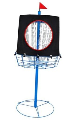 Disc Golf Basket - Portable Disc Golf Target with 24-Chains Heavy Duty Blue