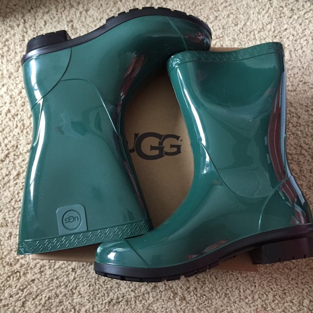 ugg green rain boots