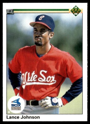 1990 Upper Deck #90 Lance Johnson Chicago White Sox