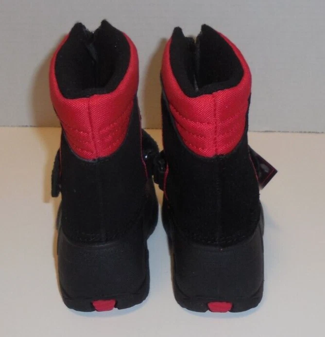Totes Tyler II Nieve Invierno Botas Niños 5 Niños Pequeños Negro Rojo Impermeable Shell Nuevo Foto 4 de 4