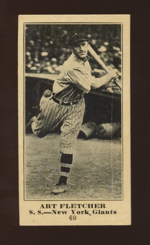 Art Fletcher #60 1916 M101 4 Sporting News card