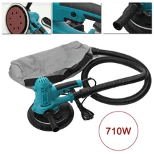 Electric Drywall Sander Machine 710W 500-2300RPM Variable Speed & Auto Vacuum US