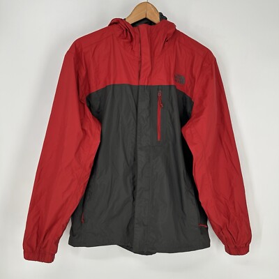 The North Face Jacket Mens Medium Red Gray Stinson Dryvent