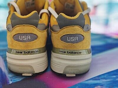 New Balance 992 (M992BB) Yellow 'Gold Cream' - Size 12 Mens New Balance 992 (M992BB) Yellow 'Gold Cream' - Size 12 Mens