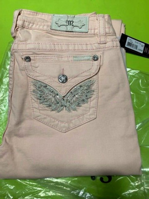 Miss Me Mid-Rise Hailey Skinny NWT 32 x 30 jeans - bubble gum pink