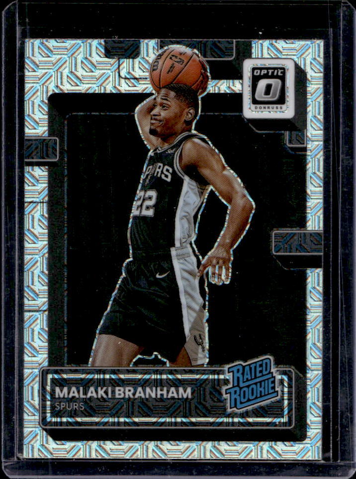 2022-23 Donruss Optic Malaki Branham Choice Prizm Rated Rookie Card RC #222