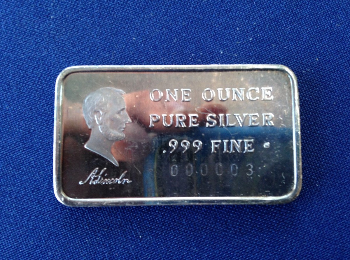 1973 Switzerland Mint National Bank of Bloomington SWISS-22 Silver