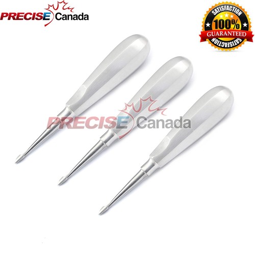 3 Root Elevator 60 Straight Spade Concave Dental Instruments eBay